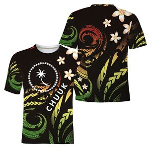 <span class=keywords><strong>T</strong></span>-shirts pour hommes de base à bas prix Logo personnalisé Polynésien tribal <span class=keywords><strong>rouge</strong></span> avec Pohnpei Chuuk Design Casual Slim Fit <span class=keywords><strong>T</strong></span>-shirts à manches courtes Tops - Product Image 4