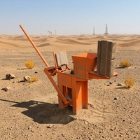 Fabricants chinois de machines à fabriquer des briques en terre cuite entrecroisées écologiques QMR2-40 à faible investissement et à commande manuelle