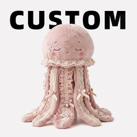 Peluche Pieuvre Marine en Coton PP Anti-Stress pour Enfants, Personnalisable avec Logo, ODM OEM, Cadeau d'Anniversaire et de Fêtes