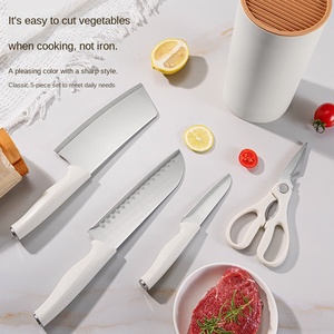 Großhandel Edelstahl Haushaltsmesser Südostasien Fünfteiliges Komplettes Küchenset - Product Image 2
