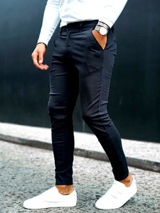 Nouveau <span class=keywords><strong>pantalon</strong></span> de <span class=keywords><strong>costume</strong></span> slim fit pour <span class=keywords><strong>homme</strong></span>, <span class=keywords><strong>pantalon</strong></span> de <span class=keywords><strong>costume</strong></span> formel sans plis, <span class=keywords><strong>pantalon</strong></span> de <span class=keywords><strong>costume</strong></span> de golf - Product Image 2
