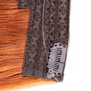 Fabriek Directe Natuurlijke Echte Halo Hair Extensions Draad Menselijk Haar Met Onzichtbare Lijn Steil Haar