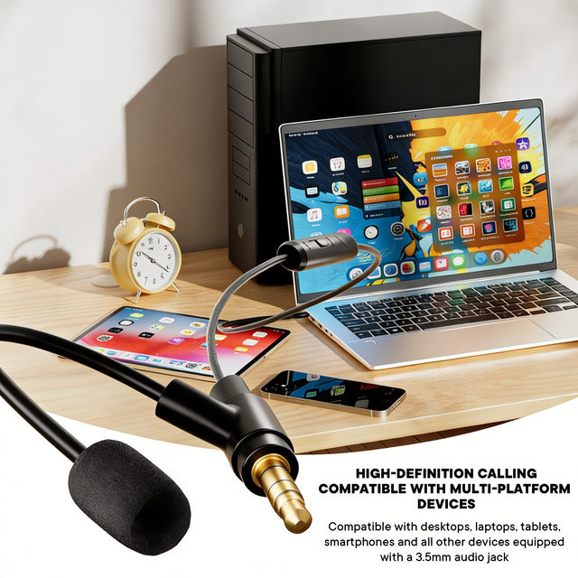 Factory Wholesale Aux Audio Cable 3.5mm Hi-Fi Sound Audio Cable Adapter With Clear Sound Quality for Live Streaming