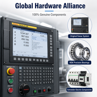 Fresadora CNC Vertical de Alta Velocidad VMC855 con Husillo BT40 de 8000 RPM, Rieles Lineales HIWIN y Controlador FANUC