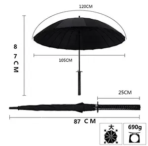 Long knife umbrella fencing samurai umbrella Japanese sword umbrella