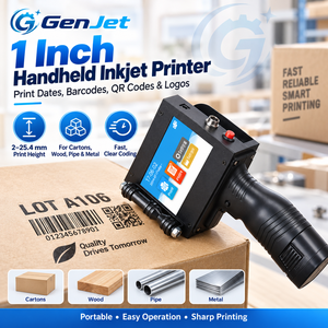 Stampante Inkjet Portatile per Caratteri Grandi, Altezza di Stampa da 2 a 25,4 mm, Porta USB e Sensore per Codifica su Cartone, Metallo, Plastica, Tubi - Product Image 2