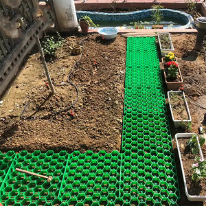 500*500*40mm en plastique nid d'abeille <span class=keywords><strong>béton</strong></span> HDPE verdissement herbe pavé grille pour Parking route allée Construction - Product Image 6