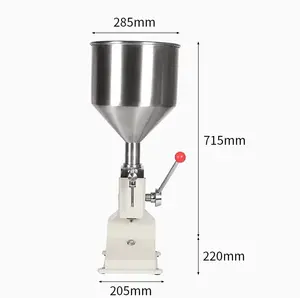 New Arrival Small Dose A03 Manual Filling Easy To Operate Smooth Nourishing Cream Toning Lotion Liquid Cream Filling Machine