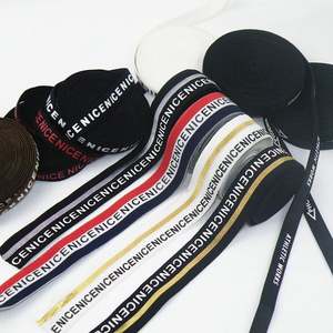 Clothing Accessory Gold and Silver Nylon Jacquard <b>Elastic</b> Webbing 6cm Waist <b>Elastic</b> Designer Band for Bags & Home Textile - Product Image 1