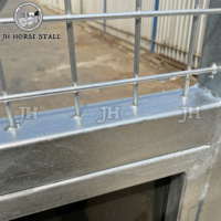 Stables provisoires galvanisées plongées chaudes d'écuries de cheval de HDPE mobiles portatives en acier