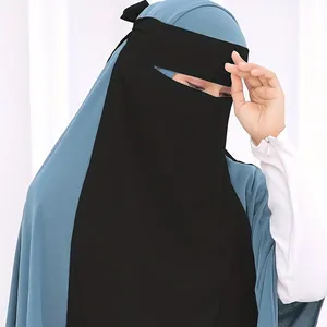 איכות גבוהה הספק איסלאמי אתני ראש מסיכת מסכת נשים מוסלים רך hijab
