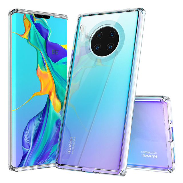 Scratchproof Acrylic Crystal Clear TPU Mobile Phone Case for Huawei Mate 30 Pro