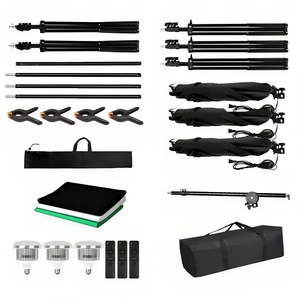 Bộ thiết bị chụp ảnh, quay phim, làm phim, chụp ảnh gồm hộp mềm, đèn LED, phông nền, giá đỡ - Product Image 2