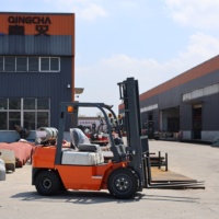 Chariot élévateur diesel QINGCHA 3 tonnes, hauteur de levage 3m-4,5m, certifié CE ISO, capacité 3000kg, pour la manutention industrielle