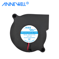 WDF5015 turbo 12 volts micro gonflable moteur industriel 5v 12 v 24v 48v cc axial centrifuge chauffe-ventilateur ventilateurs