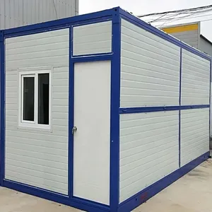 Maison conteneur extensible durable de 20 pieds, préfabriquée, modulaire, petite maison, structure en acier, <span class=keywords><strong>villa</strong></span> portable pour le marché américain - Product Image 3