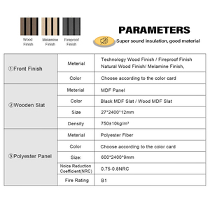 <span class=keywords><strong>Panneau</strong></span> mural acoustique en MDF moderne <span class=keywords><strong>Panneau</strong></span> insonorisé en chêne 3D <span class=keywords><strong>Panneau</strong></span> mural auto-adhésif pour la décoration intérieure et les murs extérieurs - Product Image 2