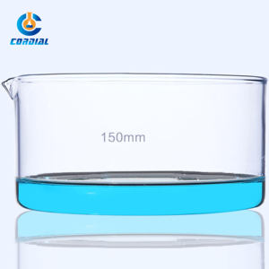 La plaque de cristal de verrerie de laboratoire de haute qualité la plus vendue plaque de cristal de 90mm avec bec en verre <span class=keywords><strong>Borro</strong></span> 3.3 - Product Image 2