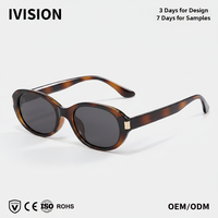Lunettes de soleil polarisées œil de chat rétro irrégulières, tendance, en TR90, pour femmes et hommes, protection UV400, personnalisables, vente en gros