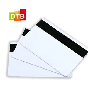 Özel yazdırılabilir boş manyetik şeritli kart toptan boş şerit akıllı kimlik/IC kart kredi kartı boyutu