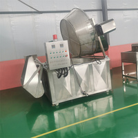 Friteuse industrielle entièrement automatique pour frites de pommes de terre avec fonction de décharge et de mélange automatique