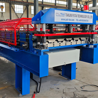 Machine de formage de panneaux de toiture en métal Putai T35, machine de fabrication de tôles de toiture en zinc IBR