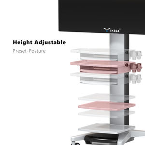 अल्ट्रासाउंड के लिए YKD-2100 मेडिकल ट्रॉली कार्ट एंडोस्कोपी और श्वसन मशीन - Product Image 4