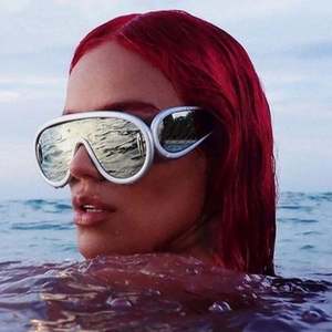 Lunettes de soleil oversize Steampunk Y2K UV400 pour femmes et hommes, style sport punk, collection 2025 - Product Image 4