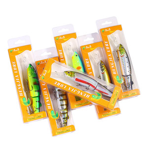 Hengjia Wholesale Jm072 14cm 15.8g Esche <span class=keywords><strong>Artificiali</strong></span> Rigide a 2 Segmenti Multi-Articolate <span class=keywords><strong>con</strong></span> Coda in Silicone - Product Image 5