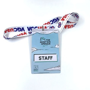 Laminado de plástico <span class=keywords><strong>Pvc</strong></span> personalizado <span class=keywords><strong>para</strong></span> eventos, tarjeta de crédito VIP con cordón - Product Image 1