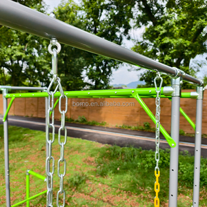 Zoshine Premium attrezzature per il Fitness all'aperto forte struttura in metallo scimmia bar e altalena Set per parco giochi per bambini - Product Image 4