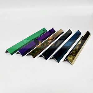 LL145 Customized Modern L-Shape Stainless Steel <b>Metal</b> Trim <b>Strip</b> Multi-Functional Corner Trim for Interior Wall Apartments - Product Image 3