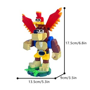 Goldmoc Video Trò chơi hành động hình gấu và chim MOC-198710 banjo gạch đồ chơi kazooie mô hình xây dựng khối đồ chơi - Product Image 4