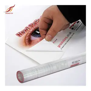 Fabriek Direct Massa Print Statische Cling Vinyl Roll Waterdichte Verwijderbare Oem Logo Sticker Voor Winkel