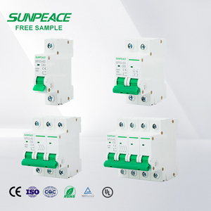 Dz47 OEM DC AC MCB 125A 100A 80A 1P 2P 3P 4P 80A 6kA 10kA 240V 415V Din Rail điện năng lượng mặt trời PV thu nhỏ ngắt mạch - Product Image 5
