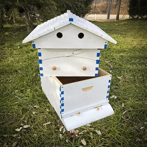 Bằng gỗ tự động chảy Bee Hive 2 Ong Mật hộp mật ong tự động tự chảy tổ ong - Product Image 3