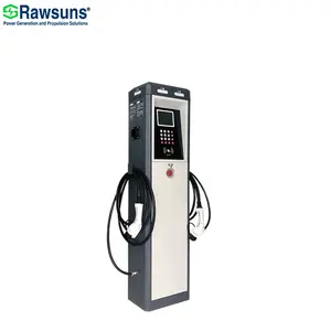Raw Suns pengisi daya baterai mobil EV terintegrasi empat senjata 150kW stasiun pengisian daya Cepat DC untuk kendaraan listrik