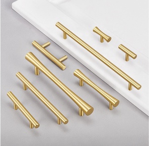 128mm Luxury <strong>Brushed</strong> Brass Furniture <strong>Handles</strong> Knob <strong>Kitchen</strong> Bedroom <strong>Copper</strong> Cabinet Door Pull <strong>Handles</strong> - Product Image 5