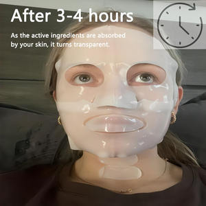 Máscara dividida de Colágeno Hidrolizado con logotipo personalizado, máscara de hielo transparente <span class=keywords><strong>facial</strong></span> en V para <span class=keywords><strong>piel</strong></span> seca, disuelve arrugas y blanquea - Product Image 5