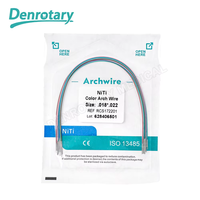 Fil orthodontique dentaire super-élastique en NiTi Denrotary, produit d'hygiène buccale multi-usages