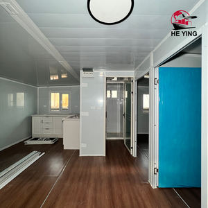 20ft 40ft Luxus-Fertigvilla Erweiterbares Tragbares Haus mit 3 Schlafzimmern Vorgefertigtes Containerhaus - Product Image 2