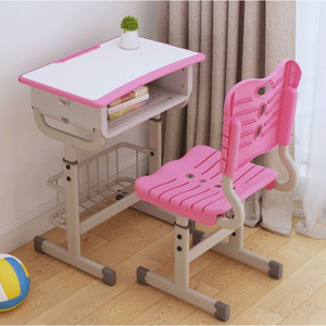 Henmei Children's <b>Study</b> <b>Desk</b> And Chair Set Metal Modern Simple School Furniture For Primary And Secondary Students - Product Image 3