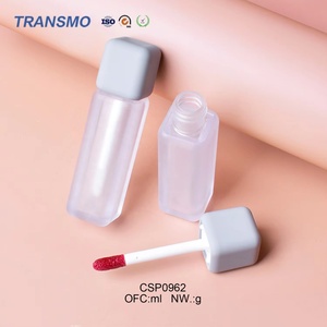 Tubes carrés pour gloss à lèvres avec logo personnalisé, étiquette privée, contenants vides en plastique pour gommage à lèvres avec bouchon à vis pour les soins de la peau - Product Image 3