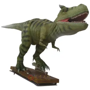 遊園地用の人工等身大3Dジャイアントシミュレーションアニマトロニックカルノタウルス恐竜モデル