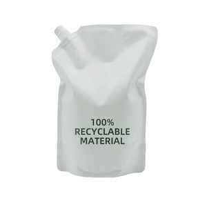 Thân thiện với môi 100% có thể tái chế Túi PE vật liệu duy nhất vòi đứng lên túi cho nước trái cây EU Có thể tái chế tiêu chuẩn bao bì - Product Image 1