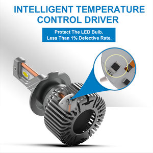 NAO-Accesorios de fábrica de automóviles, luces led MAX3 120W, luz led para faro automotriz h4 para coche - Product Image 3