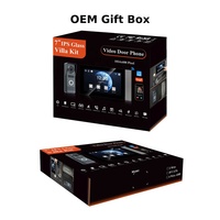 Interphone vidéo à écran tactile 7 pouces, déverrouillage par reconnaissance d'empreintes digitales, caméra HD 2 fils, visiophone, vision nocturne, audio bidirectionnel, installation facile, sécurité domestique