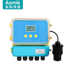 Sensor ultrasónico de nivel de líquido Asmik 0-60m 4-20mA para tanques de agua y depósitos de extinción de incendios - Product Image 1