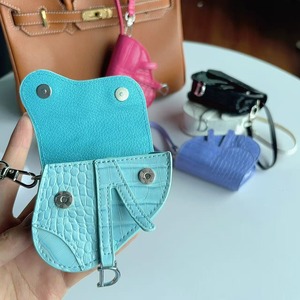 Tas Gantung Portabel Bermotif Kulit Buaya untuk Apple Airpods 3 4 Pro 2 3, Tas Universal untuk Earphone Nirkabel, Aksesoris Gantungan - Product Image 3
