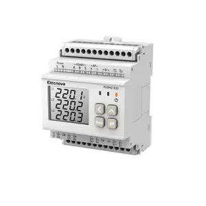 4 quadrants reactive energy Meter with I/O modules for status monitoring and control of the field equipments